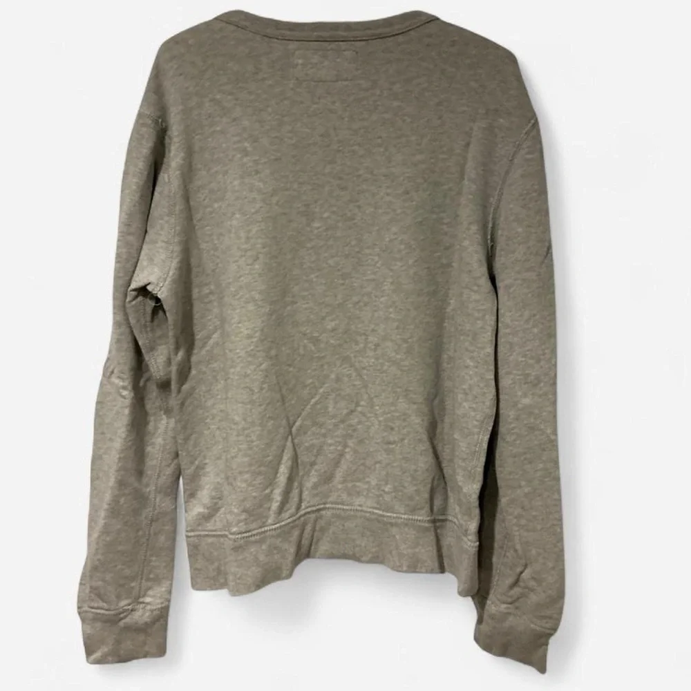 Ralph Lauren Denim & Supply Grey Sweatshirt Paint Splatter Graphic Medium Unisex - Picture 3 of 4